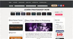 Desktop Screenshot of learnpsdnow.com